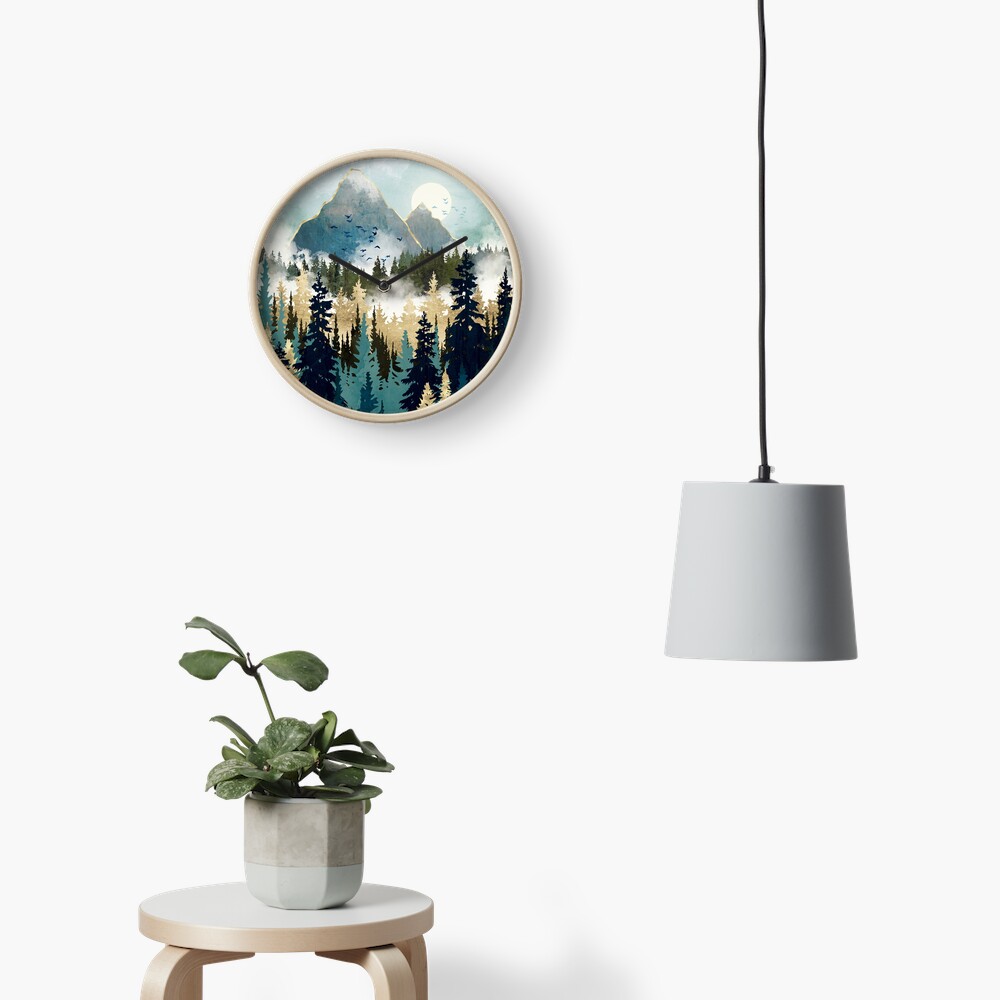 Misty Pines Clock