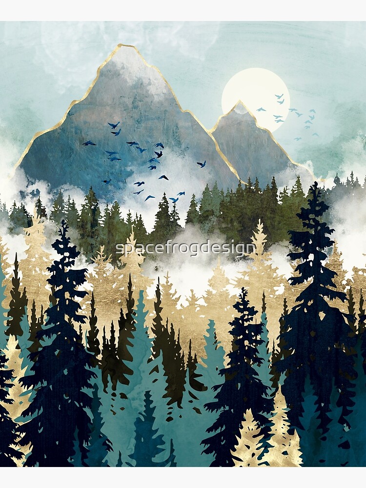 Misty Pines by spacefrogdesign