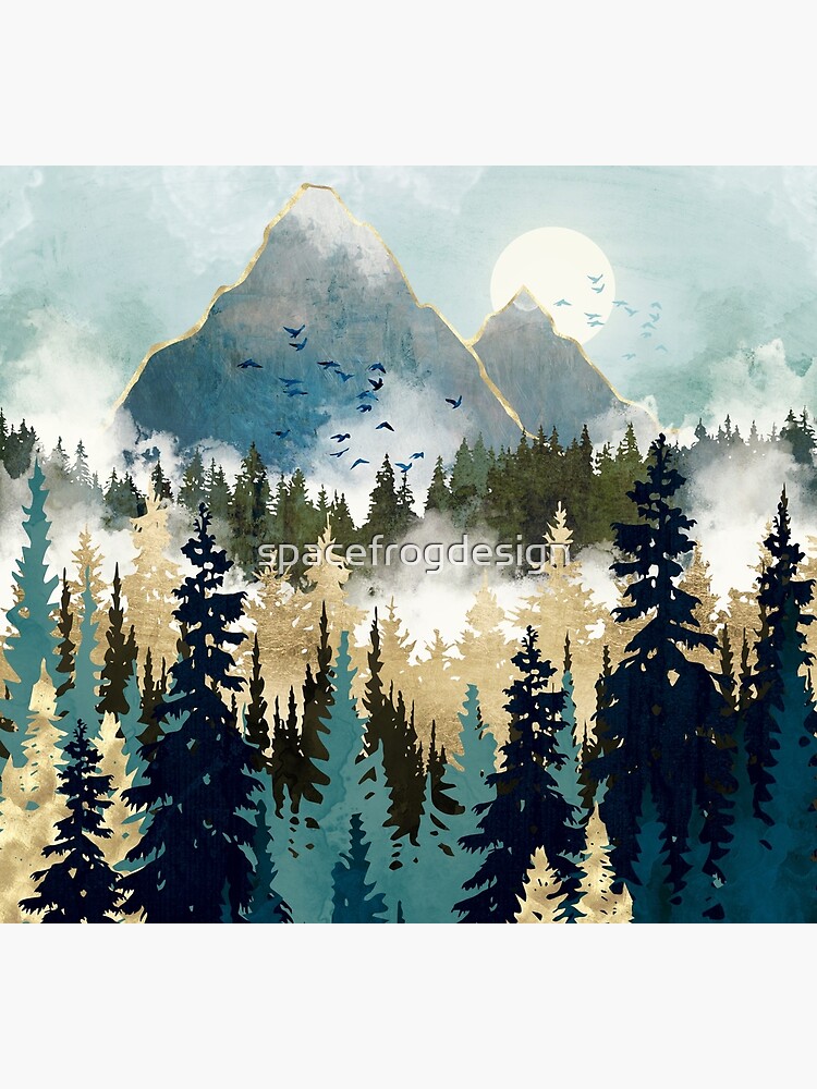 Misty Pines by spacefrogdesign