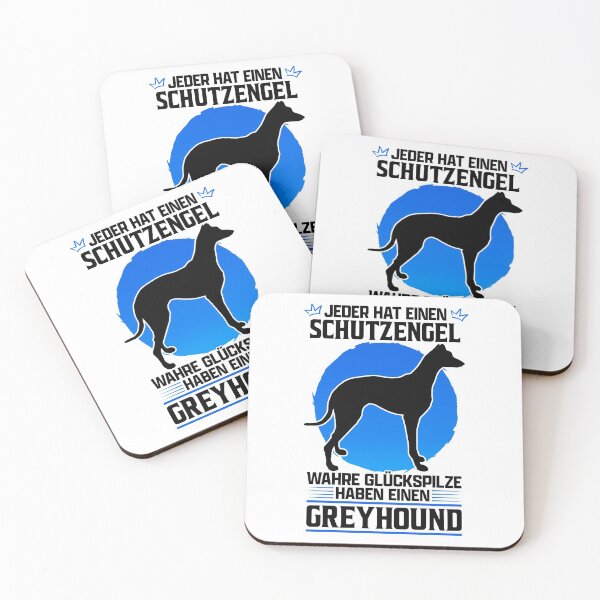 Item preview, Greyhound Guardian Angel short-haired greyhound saying designed and sold by madgrfx.