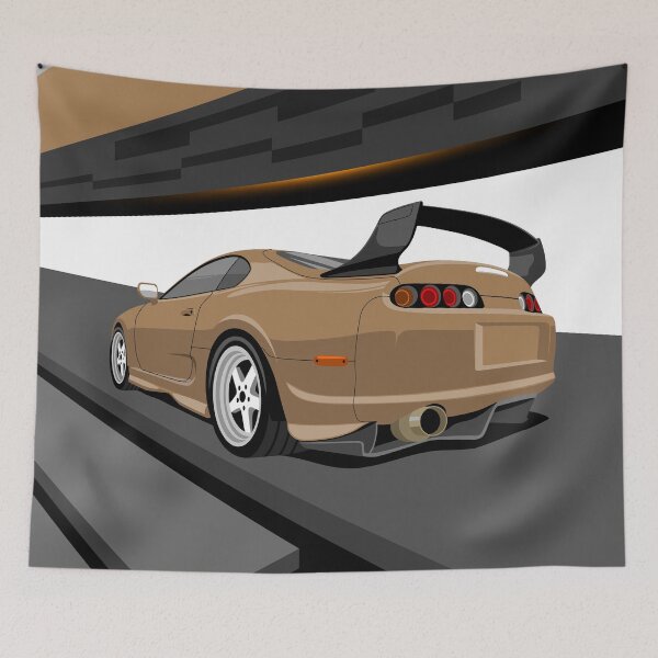 Item preview, Toyota Supra MK4 clay brown designed and sold by ElseWorldDesign.