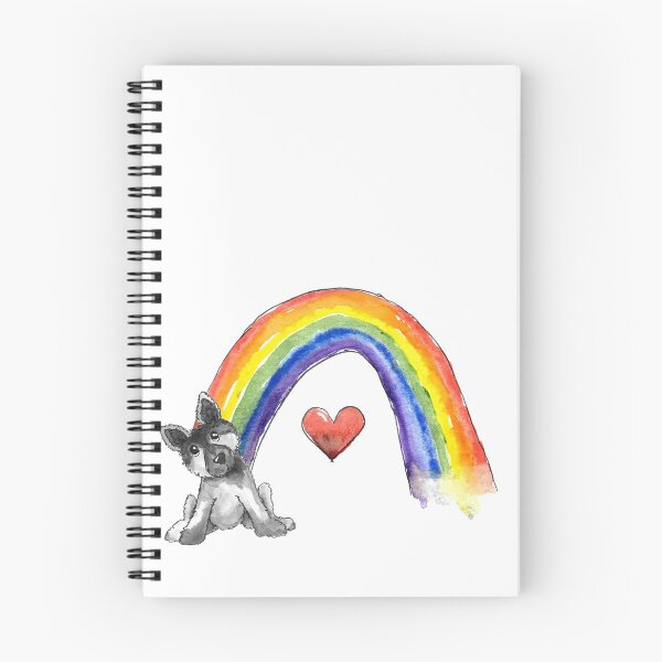 Item preview, Pastor alemán color del agua del arco iris designed and sold by WiMGcreative.