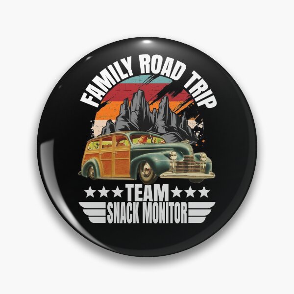 Artikelvorschau, Urlaubsreisen Familie Road Trip Team Snack Monitor entworfen und verkauft von CharJens.