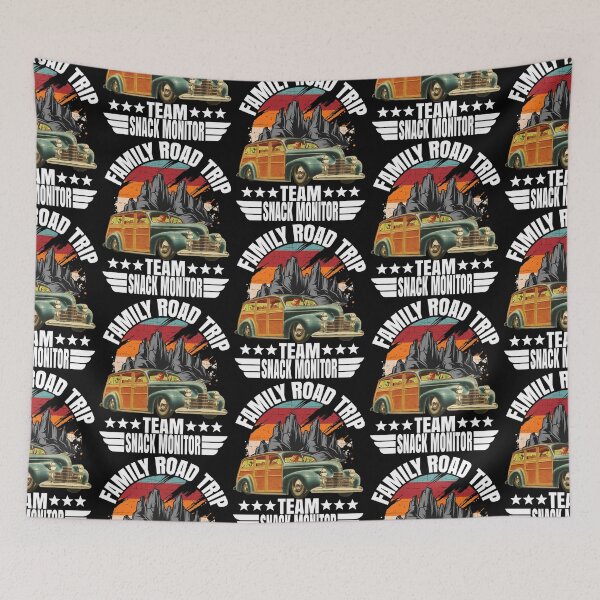 Item preview, Vacation Travel Family Road Trip Team Snack Monitor designed and sold by CharJens.