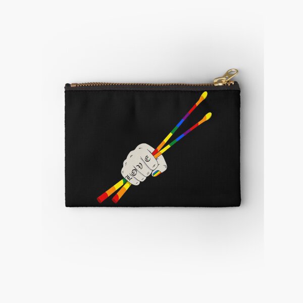 Item preview, LGBT Drumsticks Fist Drums Drum Love Rainbow Musician Drummer Gift designed and sold by TheAplus.