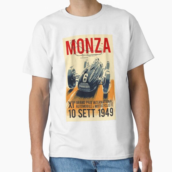 Aperçu de l'œuvre GRAND PRIX DE MONZA ; Impression de course automobile vintage créée et vendue par posterbobs.