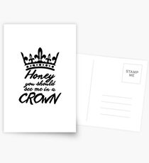 BBC Sherlock - Honey You Should See Me In A Crown Postcards