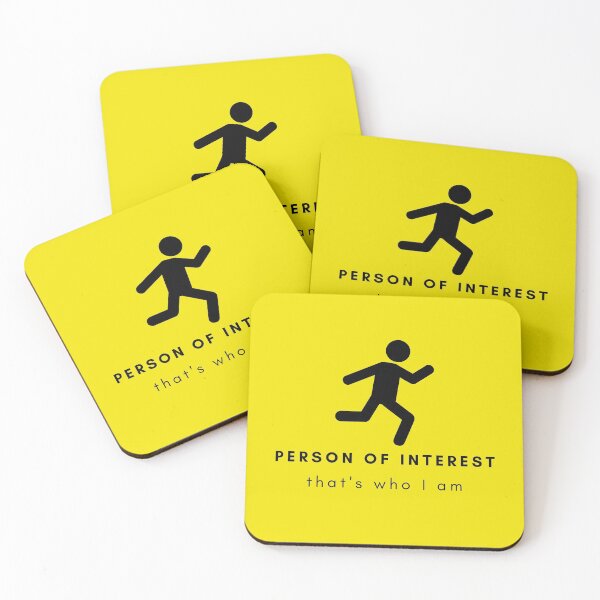 Item preview, Funny Person of Interest - Running Man (black print) designed and sold by DollarDollar.