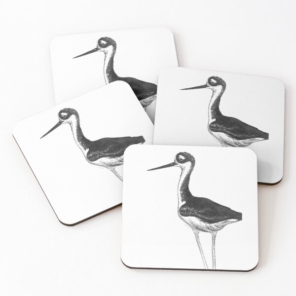 Item preview, Black-necked Stilt Drawing designed and sold by LauraWolfArtist.