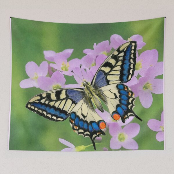 Item preview, Swallowtail Butterfly Watercolor Painting Wildlife Artwork designed and sold by Alison Langridge.