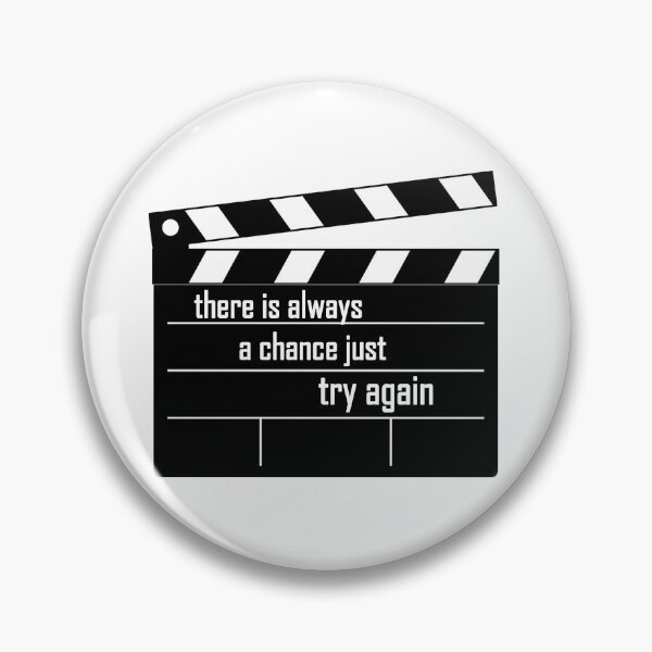 Item preview, Try again clapperboard designed and sold by Y2AA.