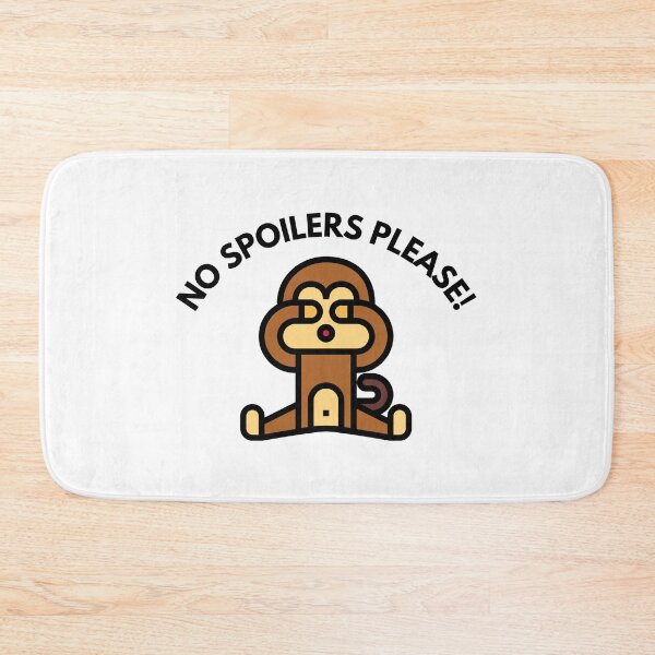 Item preview, Avoid Spoilers, No Spoilers Please! - Funny, cute monkey designed and sold by Teetee94.