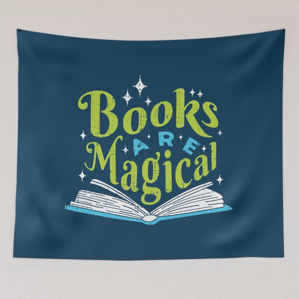 Item preview, Books Are Magical // Cute Quote for Avid Readers designed and sold by SLAG-Creative.