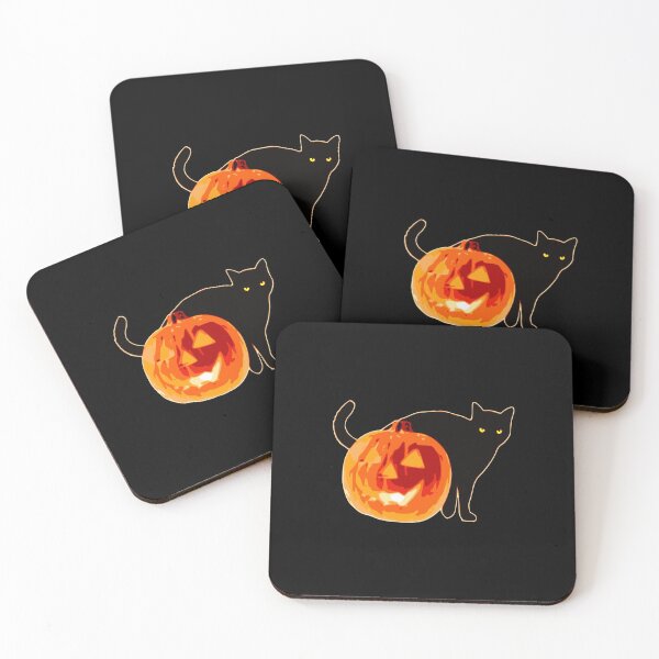 Item preview, Halloween black cat designed and sold by Catspeople.