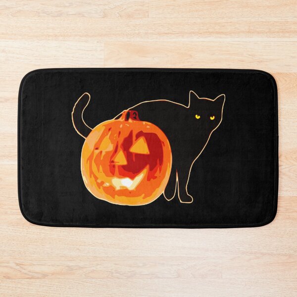 Item preview, Halloween black cat designed and sold by Catspeople.