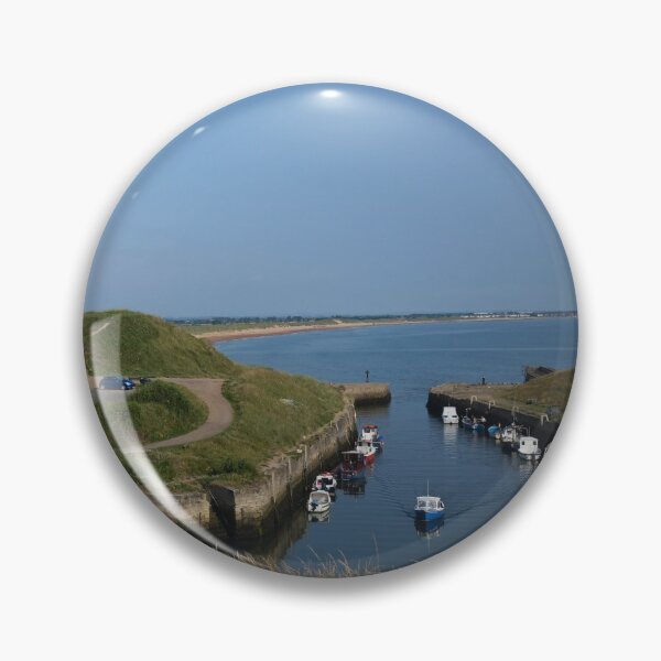 Item preview, Seaton Sluice harbour under a blue sky designed and sold by Violaman.