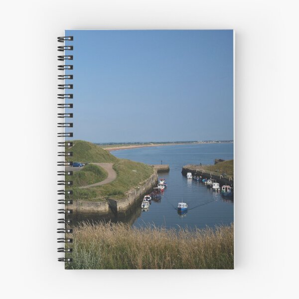 Item preview, Seaton Sluice harbour under a blue sky designed and sold by Violaman.