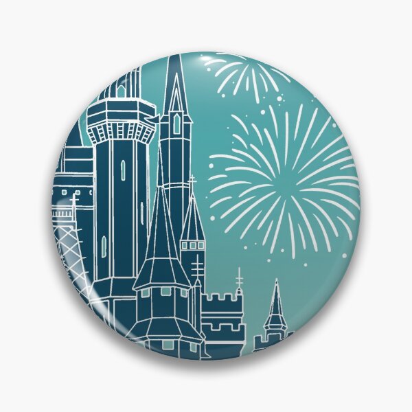 Item preview, Magic Kingdom (Tinkerbell Teal) designed and sold by Cammi Friederichs.