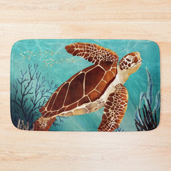 Item preview, Metallic Sea Turtle designed and sold by spacefrogdesign.
