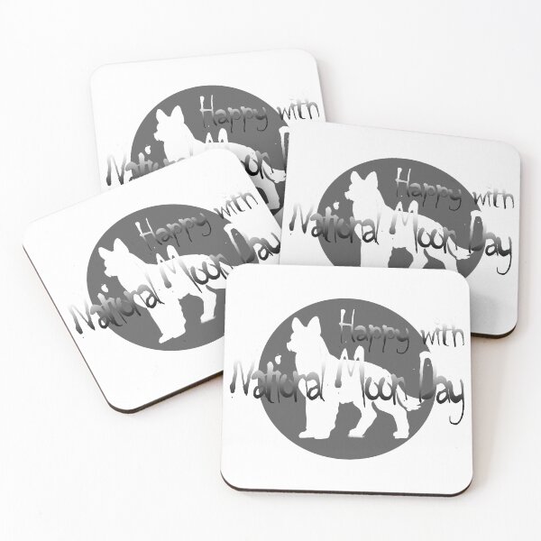 Item preview, Happy with National Moon Day designed and sold by Kenvis-edu.