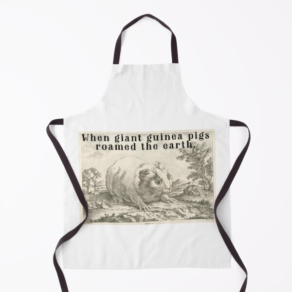 Item preview, Guinea Pig - When giant guinea pigs roamed the earth vintage etching designed and sold by utopianpioneer.