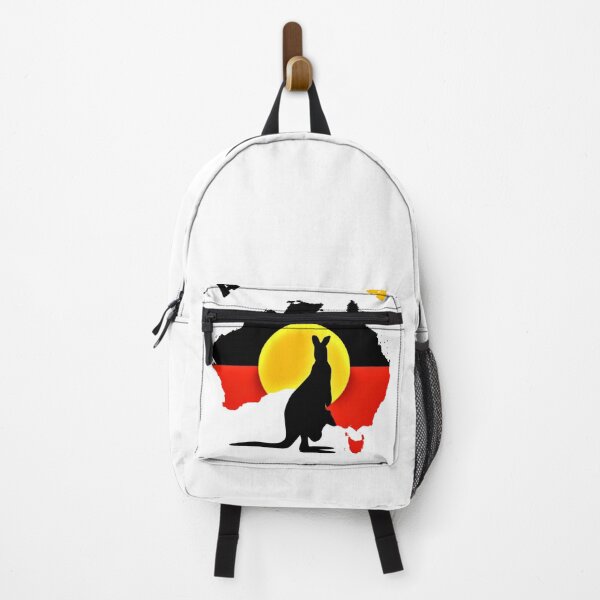 Item preview, Australian Aboriginal Flag and Kangaroo designed and sold by TeesFashion.