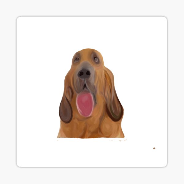 Love Bloodhound Sticker Die Cut Vinyl park blood hound