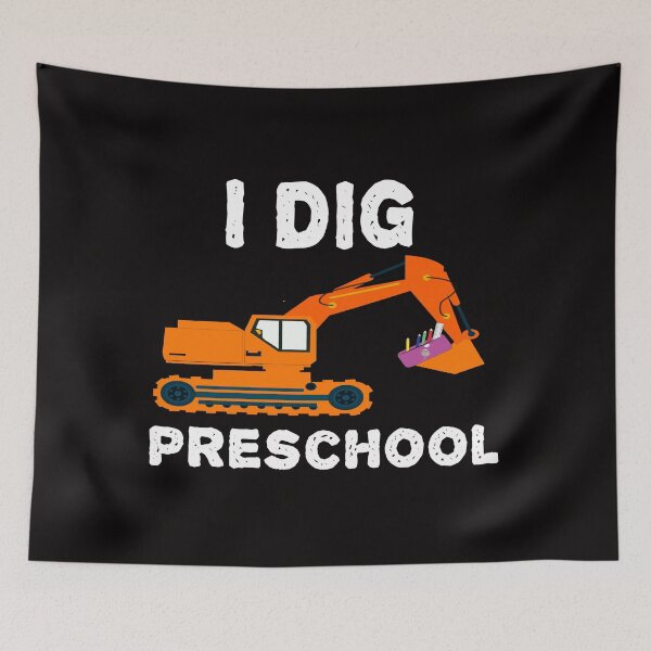 Item preview, I Dig Preschool designed and sold by Rachid-Art.