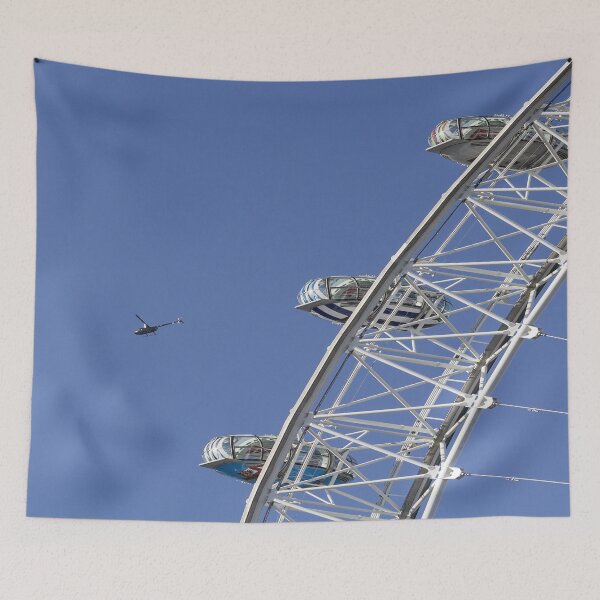 Artikelvorschau, London Eye und Hubschrauber entworfen und verkauft von Londonimages.