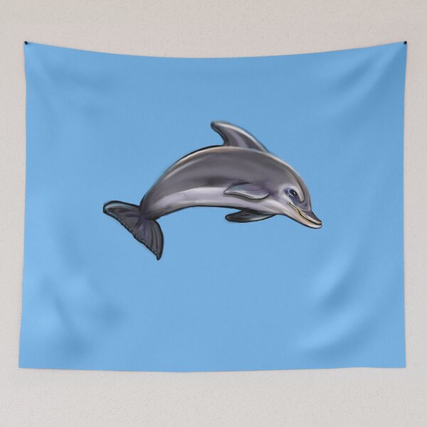 Item preview, Cute dolphin. Playful Dolphins designed and sold by Artonmytee.