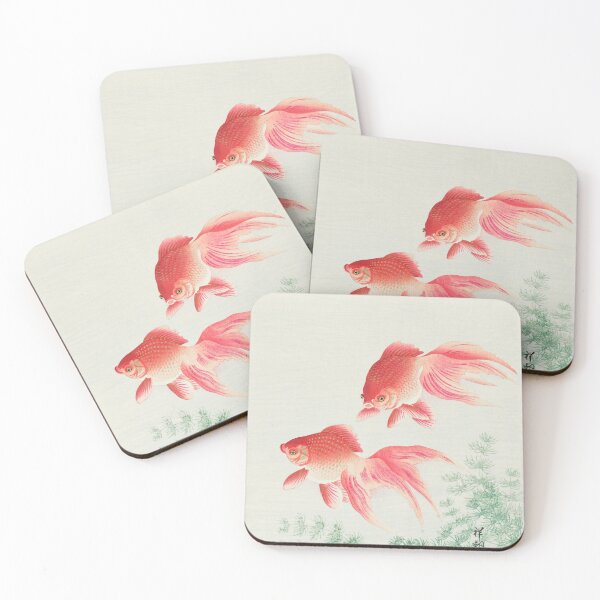 Item preview, Two Veil Goldfish by Ohara Koson designed and sold by ElishaKayne.