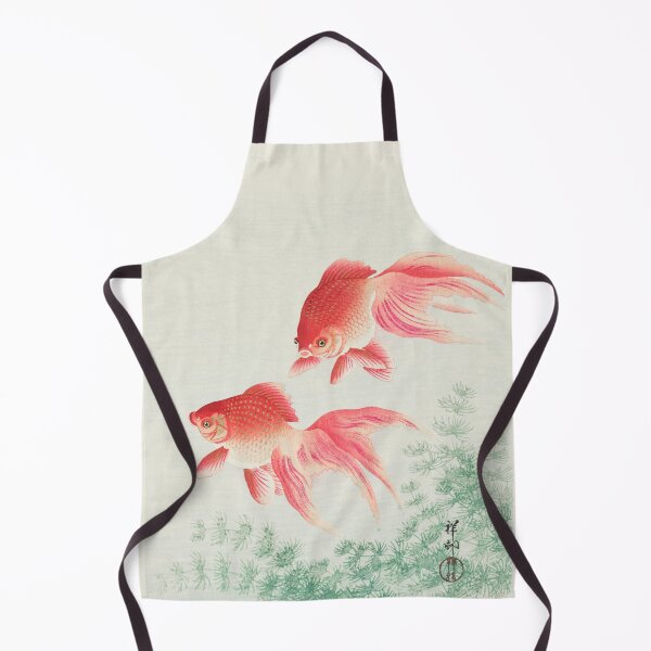 Item preview, Two Veil Goldfish by Ohara Koson designed and sold by ElishaKayne.