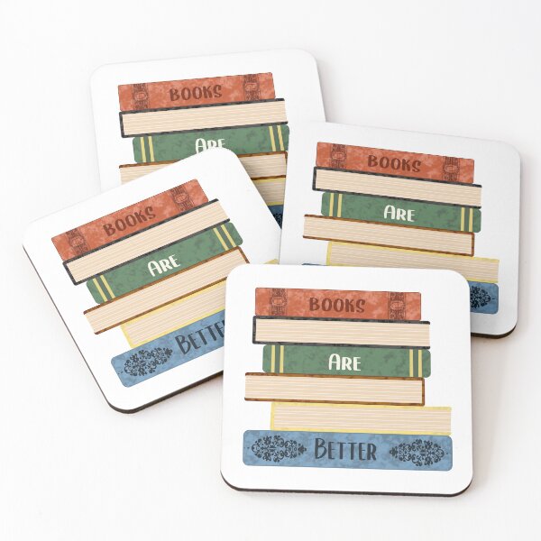 Item preview, Books are better, books design , book lover design designed and sold by kmario.