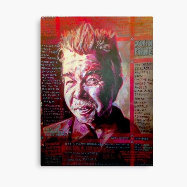 Holding a Microphone Canvas Hank Williams Jr Art Print Poster