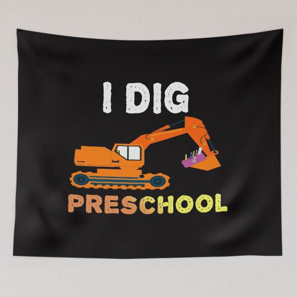 Item preview,  I Dig Preschool designed and sold by Rachid-Art.