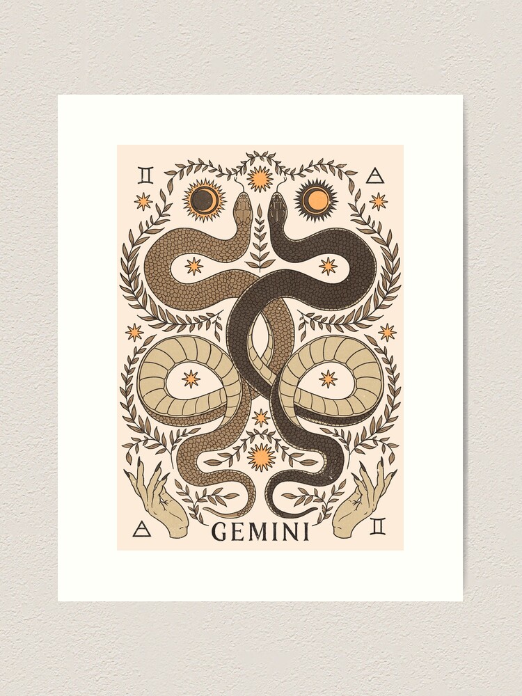 Thumbnail 1 of 3, Art Print, Gemini designed and sold by thiagocorream.