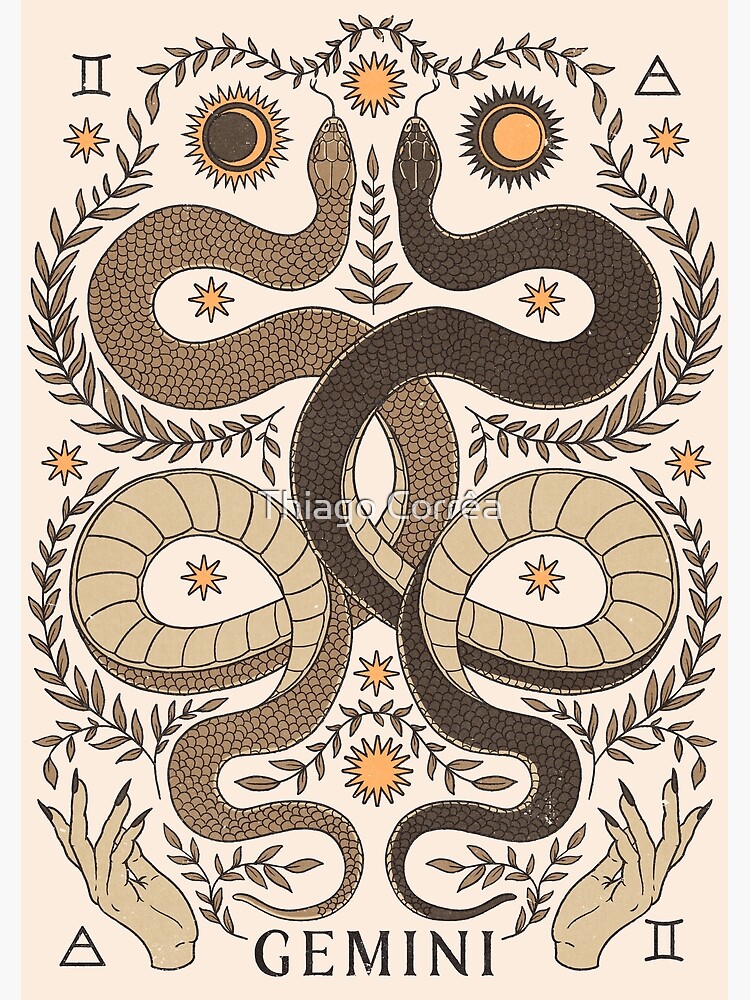 Thumbnail 3 of 3, Art Print, Gemini designed and sold by thiagocorream.