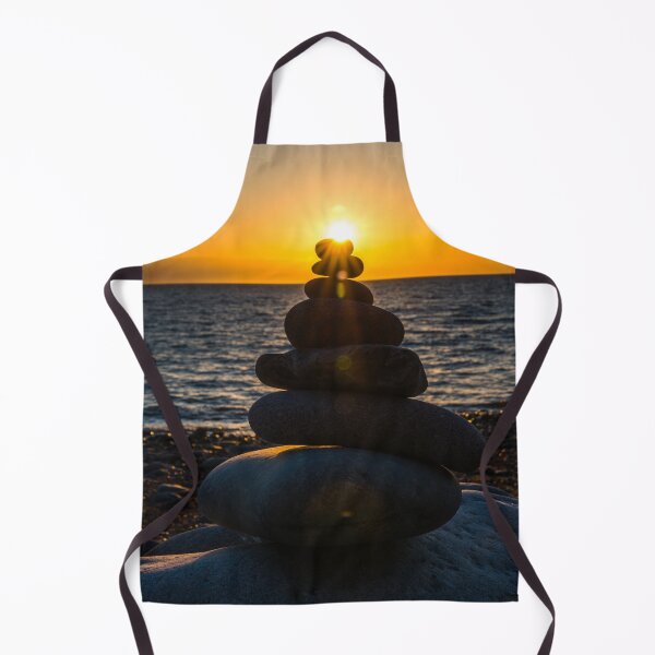 Item preview, Pebble Stack Sunset at Trefor designed and sold by LluniauDafyddEm.