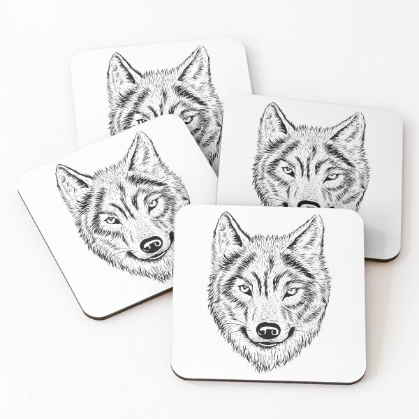 Item preview, Wolf Head designed and sold by Almusawwir.