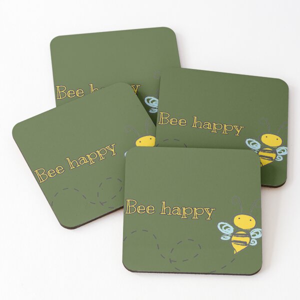 Item preview, Bee happy bee flying  designed and sold by Zachlogic.