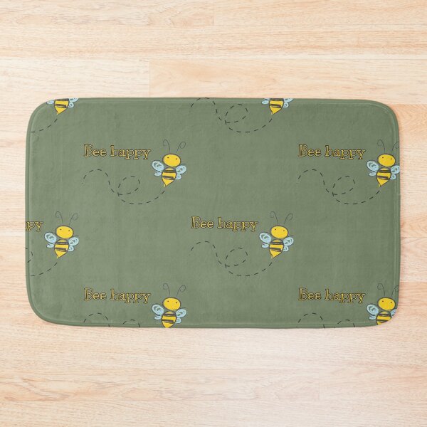 Item preview, Bee happy bee flying  designed and sold by Zachlogic.