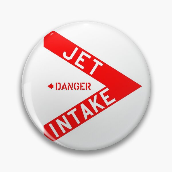 Item preview, DANGER Jet Intake, Jet Fighter warning sign (Side B) Left Side designed and sold by ARTsPlural.