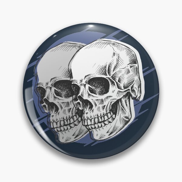 Item preview, Dual Skull Sketch Graphic designed and sold by SLAG-Creative.