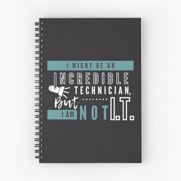Item preview, NOT I.T. - Incredible Technician designed and sold by Mooscellaneous.