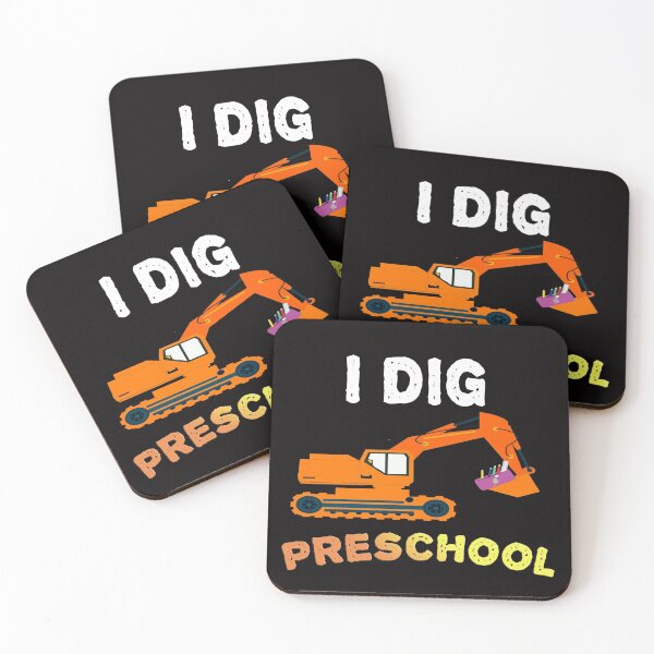 Item preview,  I Dig Preschool designed and sold by Rachid-Art.