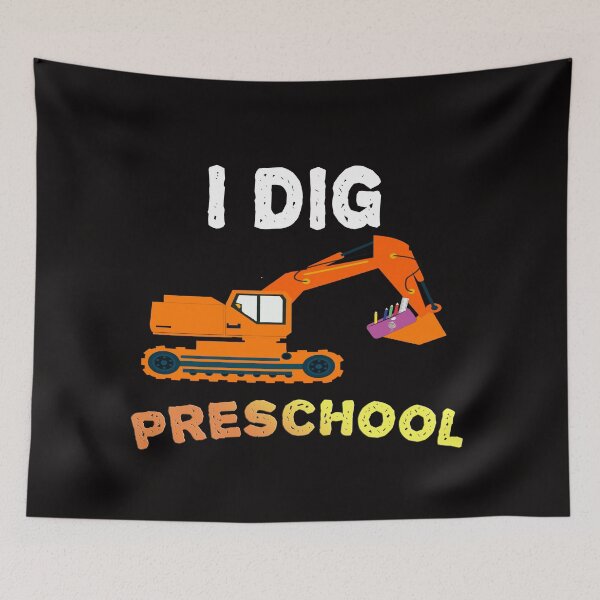 Item preview,  I Dig Preschool designed and sold by Rachid-Art.