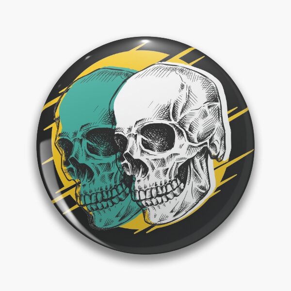 Item preview, Dual Skull Sketch Graphic designed and sold by SLAG-Creative.