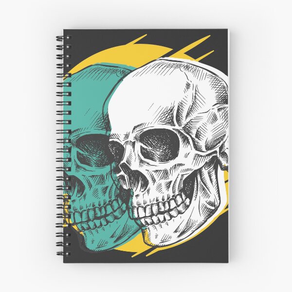 Item preview, Dual Skull Sketch Graphic designed and sold by SLAG-Creative.