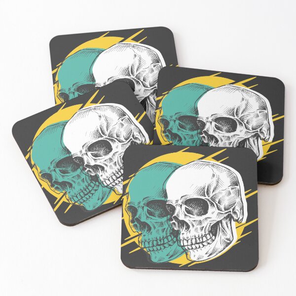 Item preview, Dual Skull Sketch Graphic designed and sold by SLAG-Creative.