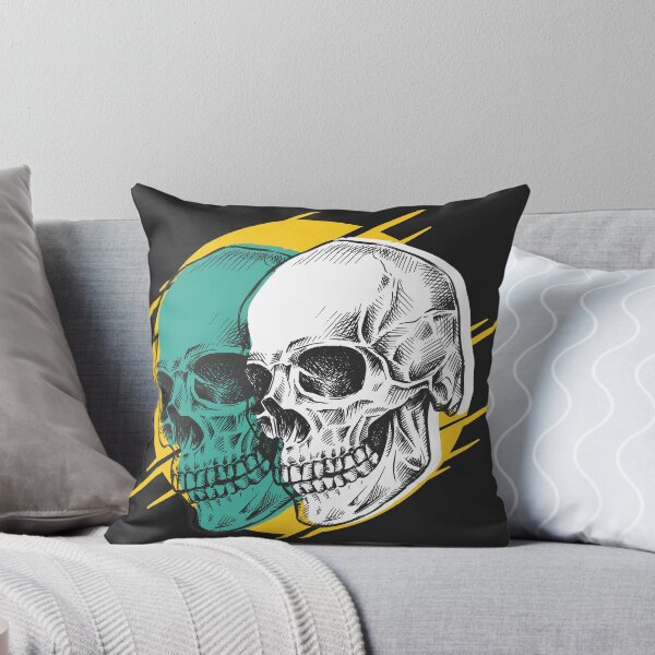 Item preview, Dual Skull Sketch Graphic designed and sold by SLAG-Creative.